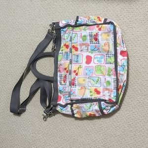 Worn Lesportsac diaper bag